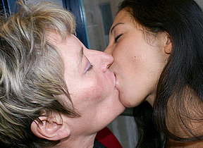Ageold and young lesbos get decidedly kinky